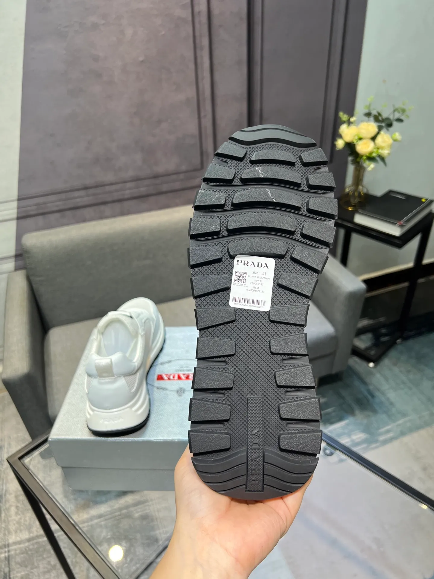 💰¥540 [PRADA] Men’s shoes are popular in the counter, official website synchronization, 1 high-quality shipment ✔️Original cowhide + cowhide lining, 1🆚1 replica, original sole, 38-45 (45 customized, non-refundable)